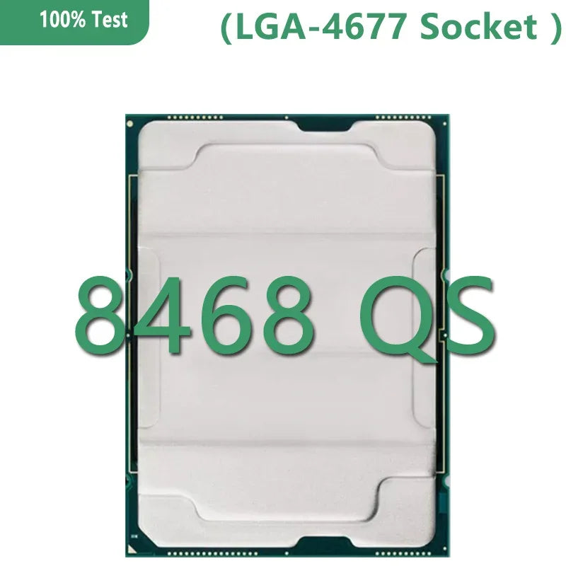 Xeon 8468 QS Version CPU 105MB 2.1GHz 48Core/96Thread 350W Processor for Server Compatible LGA4677 for C741 Ms73-hb1 Motherboard