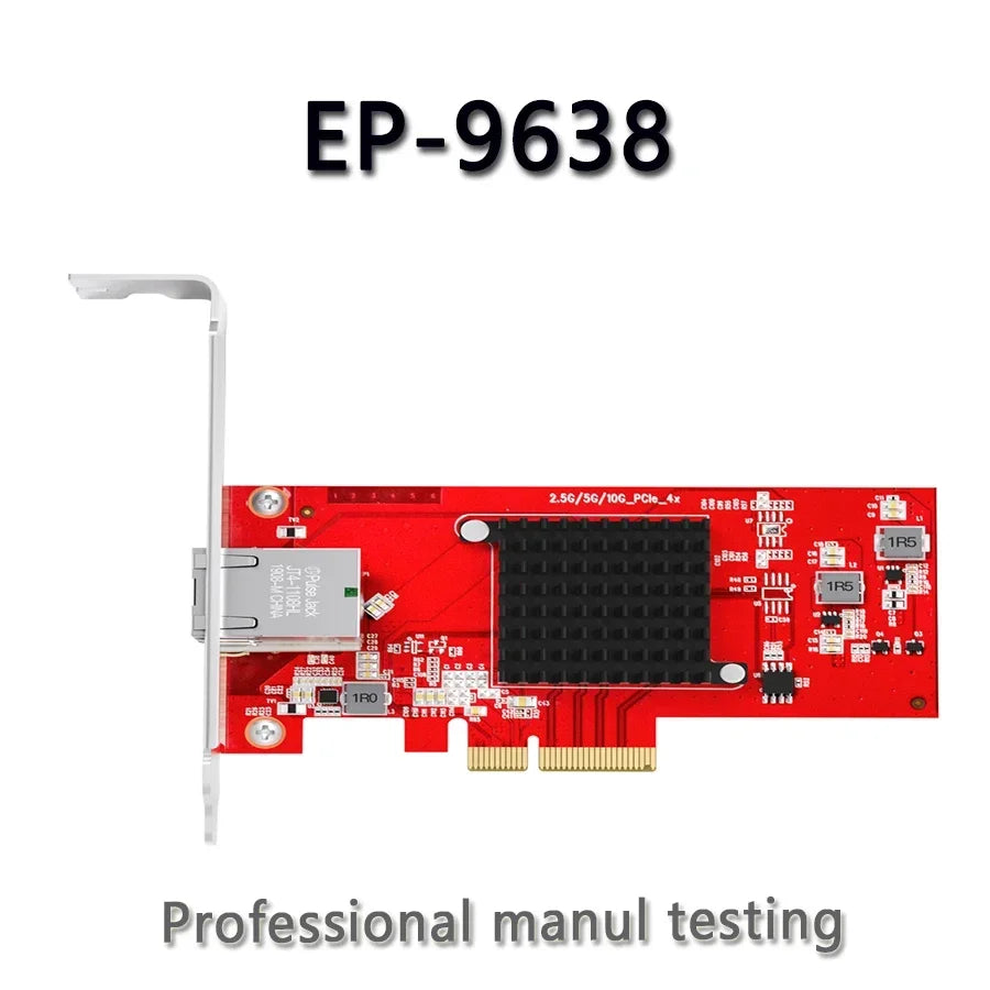 EP-9638 PCI-E network card 10Gbps Ethernet Fiber Network Adapter with AQC107 Chipest