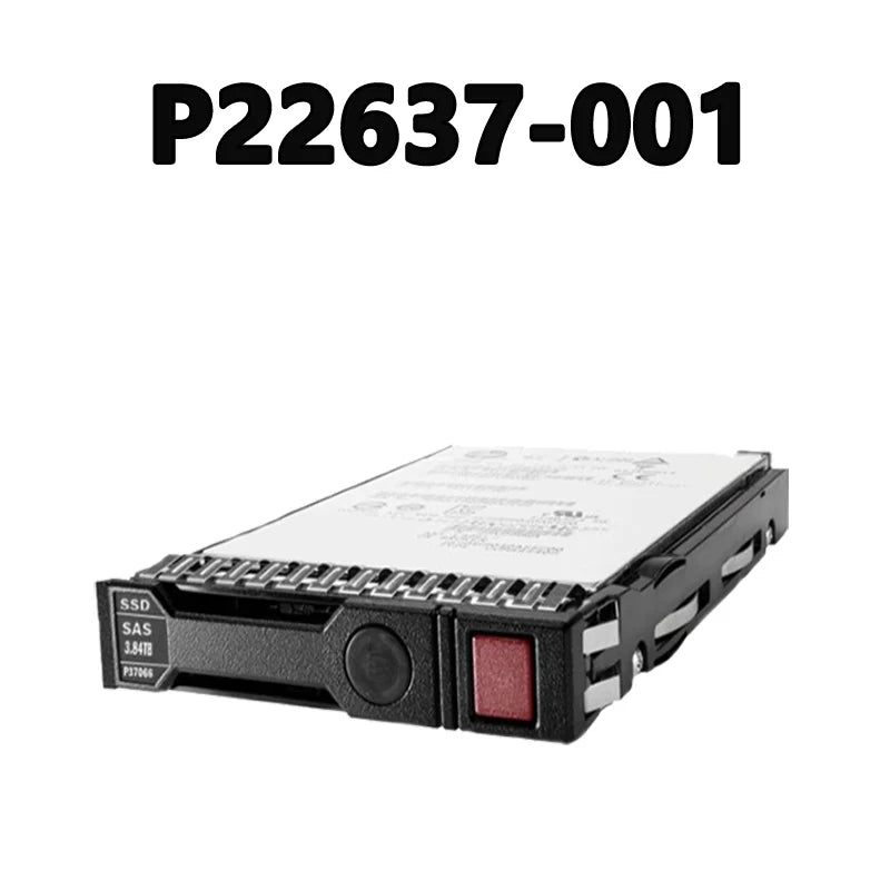 P22637-001 3.84TB 2.5in DS SAS-12G SC Read Intensive G8 G9 G10 Internal SSD Refurbished for G8 G9 G10 Systems