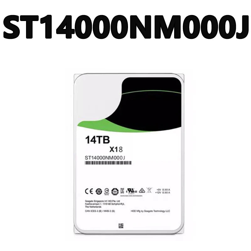 ST14000NM001J/ST14000NM000J 14TB 7200RPM Cache 256MB SATA6Gb/s 3.5-inch HDD
