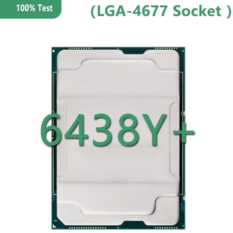 Xeon Gold Medal 6438Y+ Version CPU 60MB 2.0GHZ 32Core/64Thread 205W Processor LGA4677 for C741 Server Motherboard
