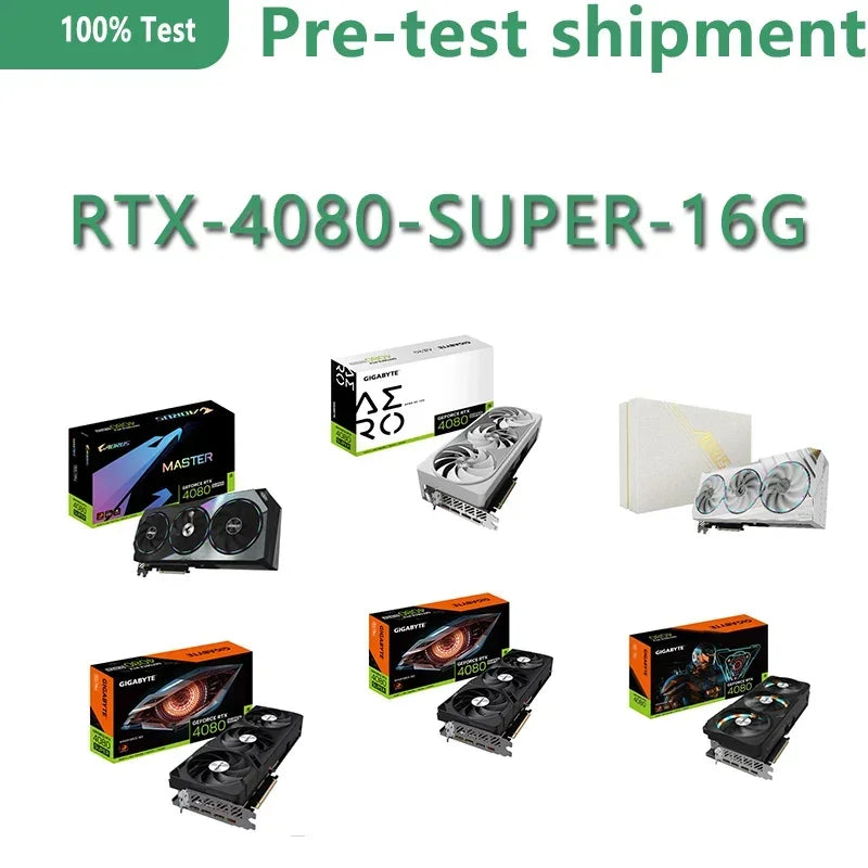 GeForce RTX 4080 SUPER 16G Video Graphic Card XTREME ICE/MASTER/GAMING OC AERO OC WINDFORCE V2 WINDFORCE New with Fan Cooler GPU