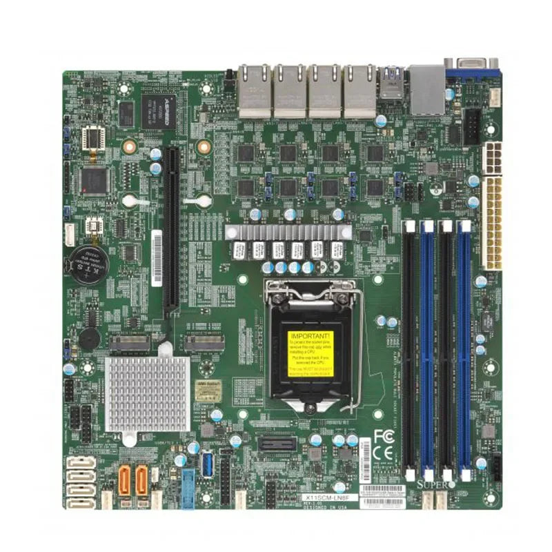X11SCM-LN8F Processor 8th/9th Generation LGA-1151 PIN C246 DDR4-2666MHZ Tested Well before Shipping for Server Motherboards