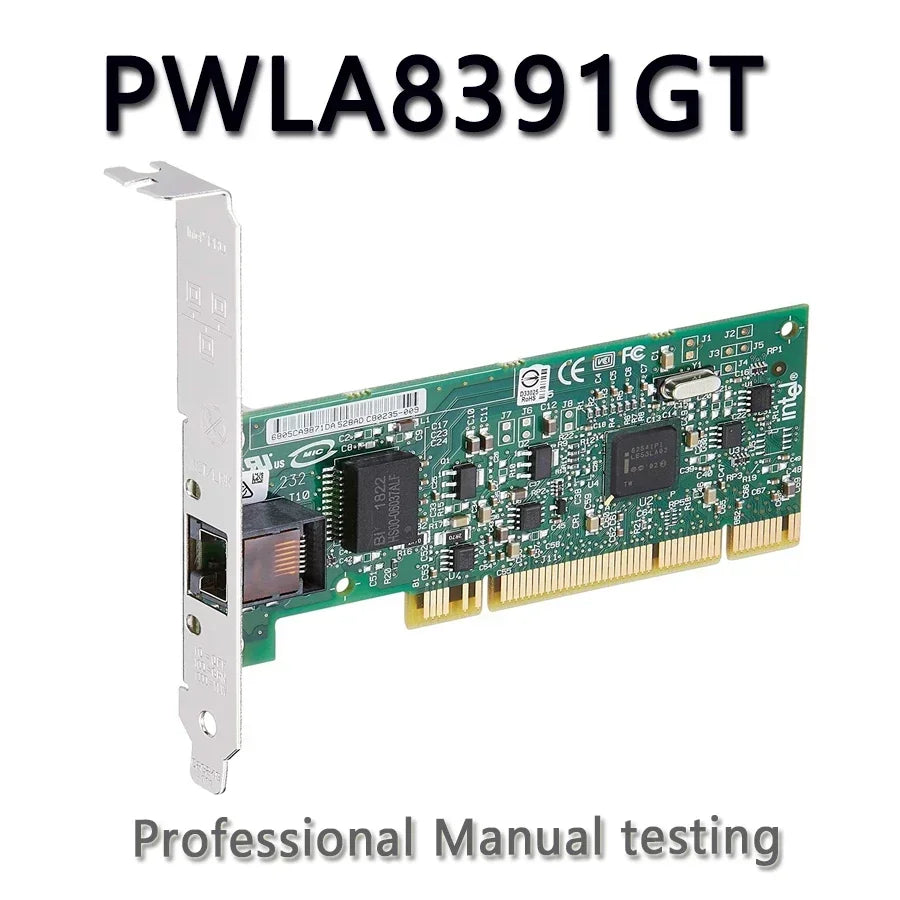 PWLA8391GT 10/100/1000Mbps PCI Network Card for ChatGpt 82541PI chip 1G RJ45 Single Port PCI Lan card Gigabit Ethernet Adapter