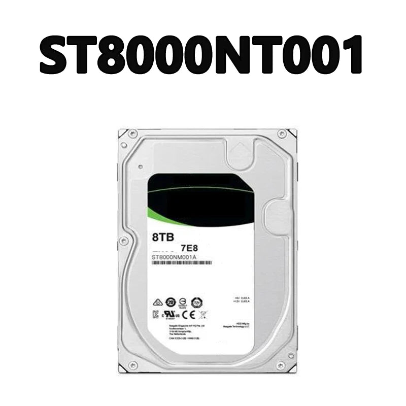ST8000NT001 Transfer Rate 255 MB/s 8TB SATA 6Gb/s Cache 256 MB Speed 7,200 RPM 3.5inch HDD SATA