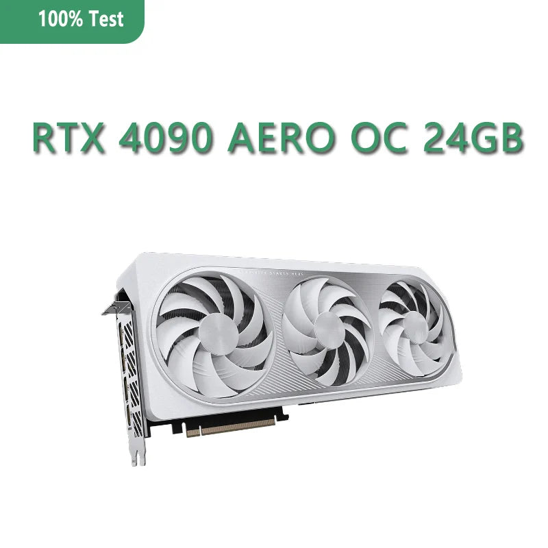 GeForce RTX 4090 AERO OC 24GB GPU GDDR6X 384-bit Graphics Card 4th-Gen Tensor Cores 3rd-Gen RT Cores Video Card for Workstation
