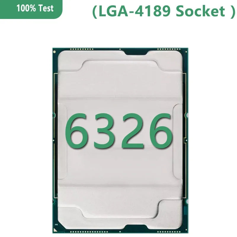 Xeon 6326 CPU Platina 3.5GHZ 16C/32T 24MB 185W LGA 4189 Processador for 4189 DDR4-3200 Server Application