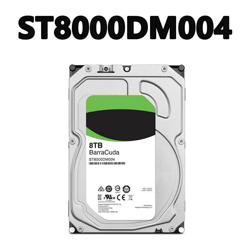 ST8000DM004 8TB SATA Cache 256MB HDD Speed: 5400 Rpm 3.5-inch SATA 6Gb/s