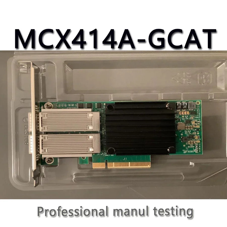 MCX414A-GCAT MELLANOX ConnectX-4 EN 2 Port QSFP28 50GbE Network Interface Card