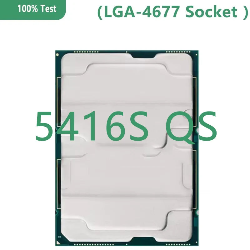 Xeon Gold Medal 5416S QS Version CPU 30MB 2.0GHZ 16Core/32Thread 150W Processor LGA4677 for C741 Server Motherboard