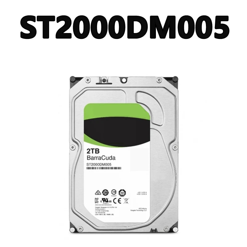 ST2000DM005 2TB Cache 256MB 5400rpm Interface Rate 6Gb/sec 3.5-inch HDD SATA 6Gb/s