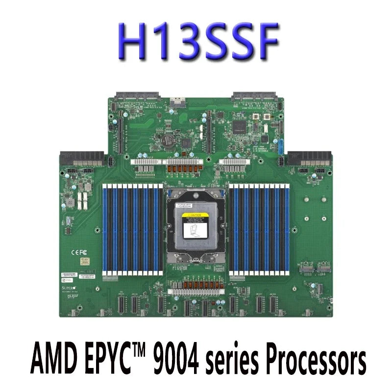H13SSF DDR5-4800MT/s Processor for Motherboards Tested Well Shipping Refurbished for AMD EPYC 9004 Series Server Applications