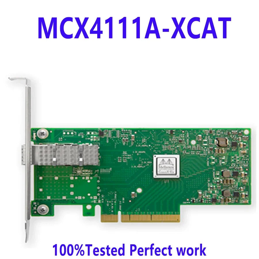 MCX4111A-XCAT 10Gb/s For Mellanox ConnectX-4L x 10GbE MCX4111A Network Card InfiniBand NIC Works Perfectly Fast Ship