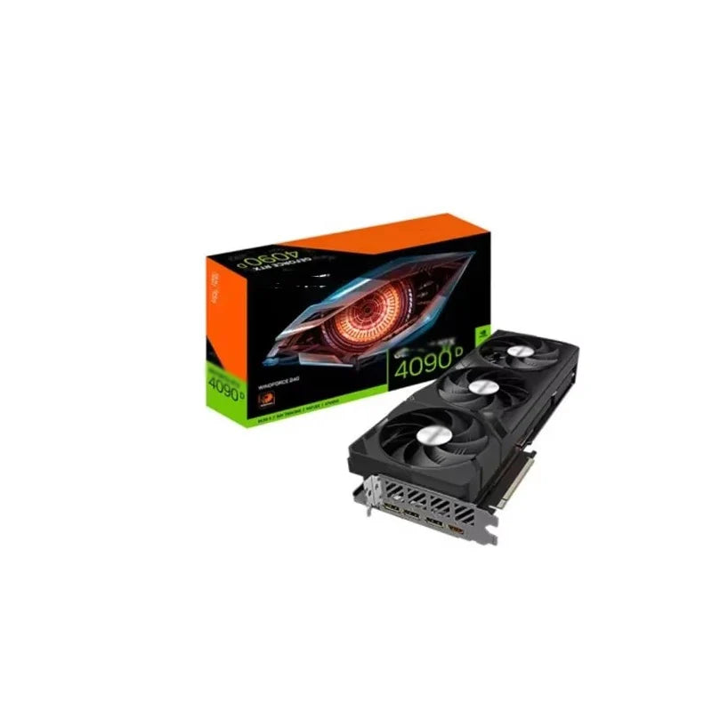 GeForce RTX 4090 WINDFORCE 24GB Graphics Card GDDR6X 384-bit Memory Dual BIOS GPU GV-N4090WF3-24GD CORE CLOCK 2520mhz Video Card