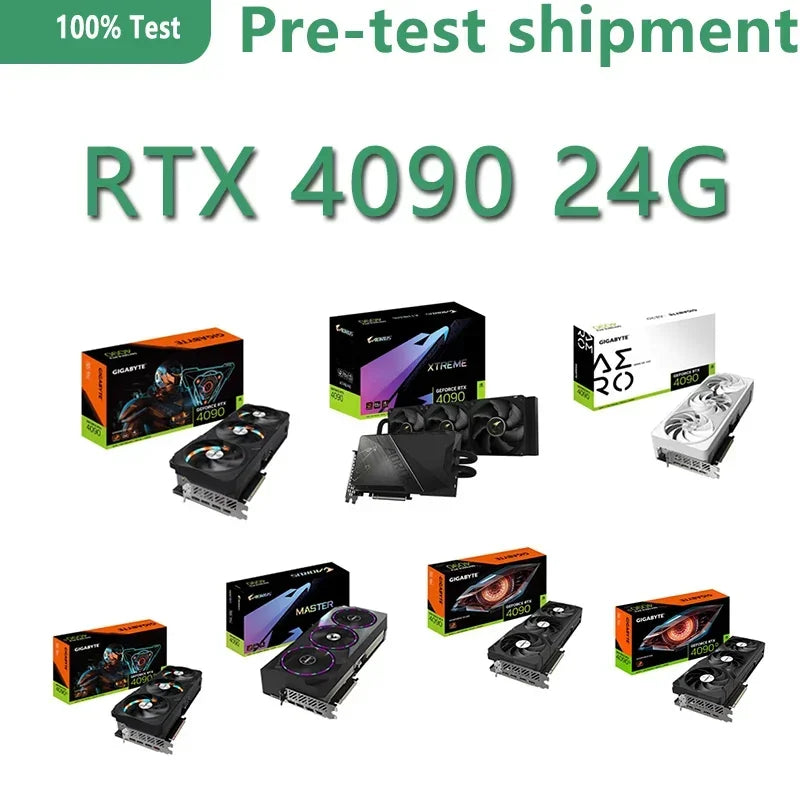 AORUS GeForce RTX 4090 XTREME WATERFORCE / MASTER/ RTX4090 AERO-OC / GAMING /GAMING-OC/ WINDFORCE/WINDFORCE-V2 24G Graphics Card