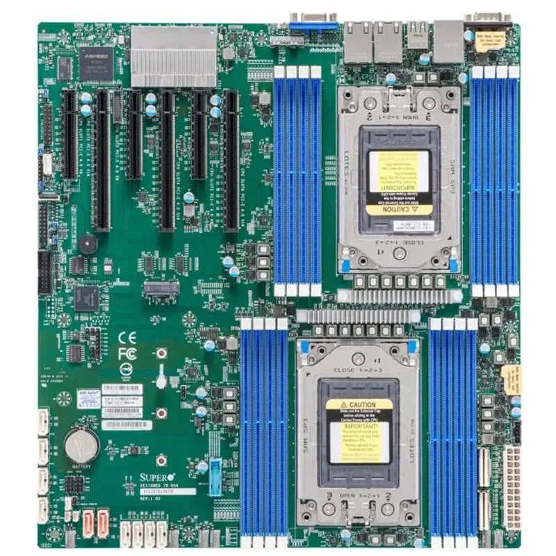 H12DSi-NT6 Motherboards Dual EPYC 7003/7002 CPU Processor SATA3 M.2 DDR4-3200MHZ Tested Well Bofore Shipping
