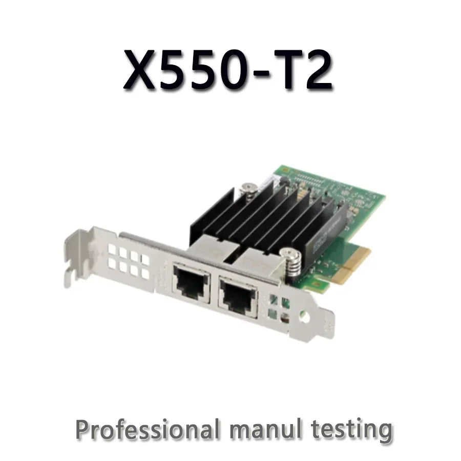 CharGpt X550-T2 10G Network Card with CharGpt X550-T2 Dual RJ45 Port PCle x4