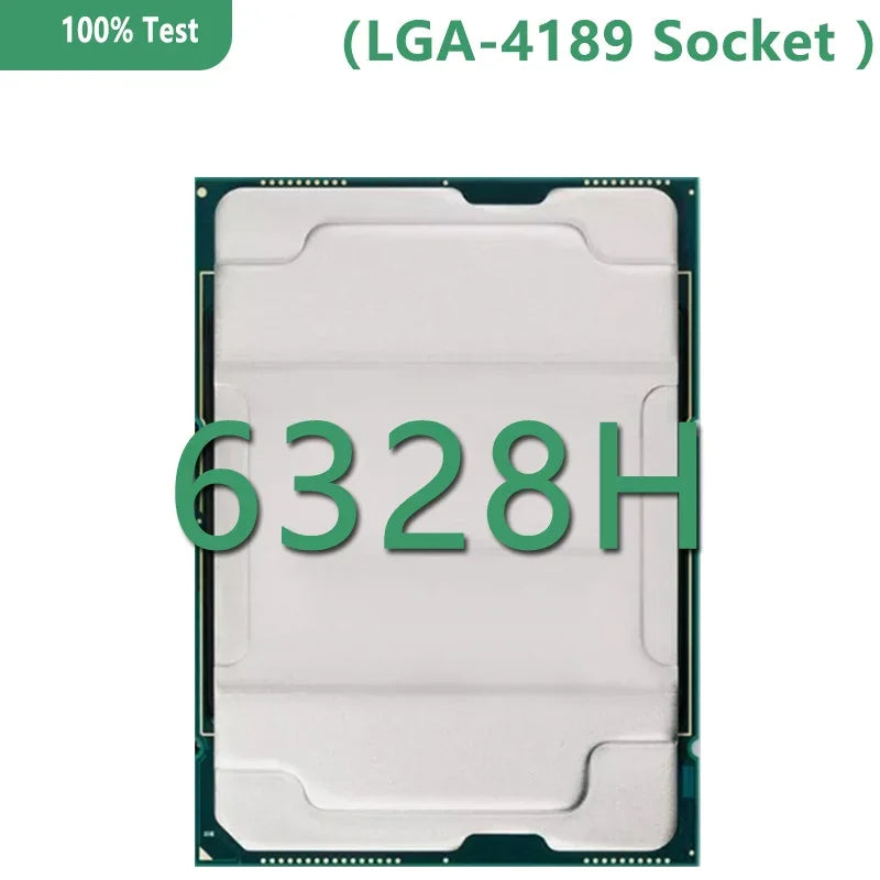 Xeon 6328H CPU Platina 4.3GHZ 16C/32T 22MB 165W LGA 4189 Processador for 4189 Max UPI Links 6 Server Use Refurbished/New/Used
