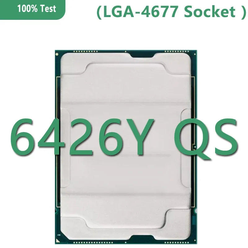 Xeon Gold Medal 6426Y QS Version CPU 37.5MB 2.5GHZ 16Core/32Thread 185W Processor LGA4677 for C741 Server Motherboard
