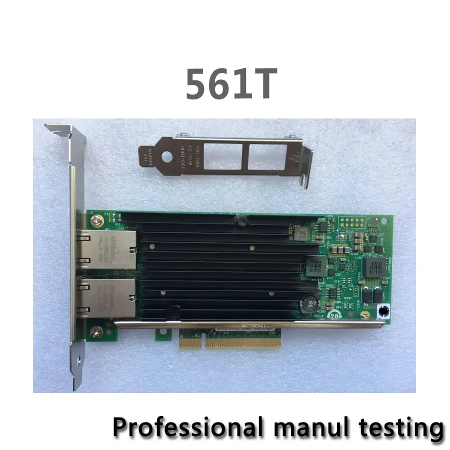 561T 716589 ETHERNET 10GB 2-PORT 561T 716591B21 NETWORK ADAPTER Tested Well bofore shipping