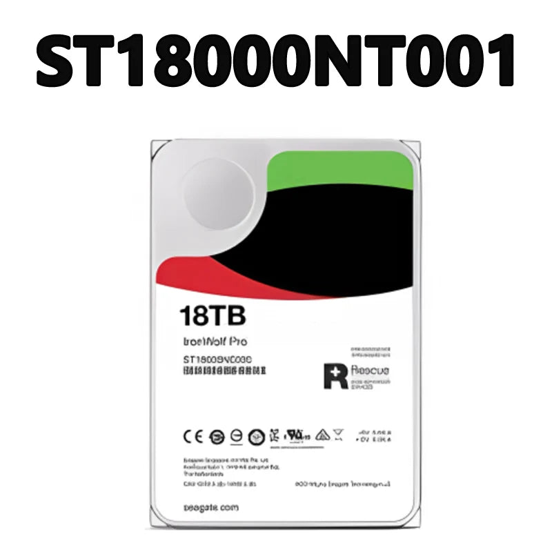 ST18000NT001 SATA 6Gb/s 18TB 285MB/s 7200 Rpm 3.5inch Internal HDD 40/40Gs Refurbished 40/40Gs