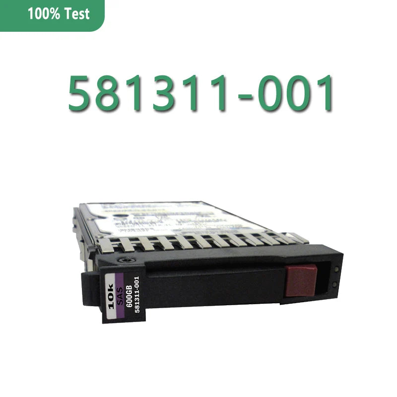 581311-001 600GB 10kRPM 2.5in SAS-6G Enterprise G4-G7 HDD