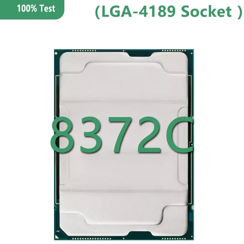 Xeon CPU 8372C Official Version CPU 42MB 3.2GHZ 28Core/56Thread 300W Processor LGA-4189 for C621A Motherboard