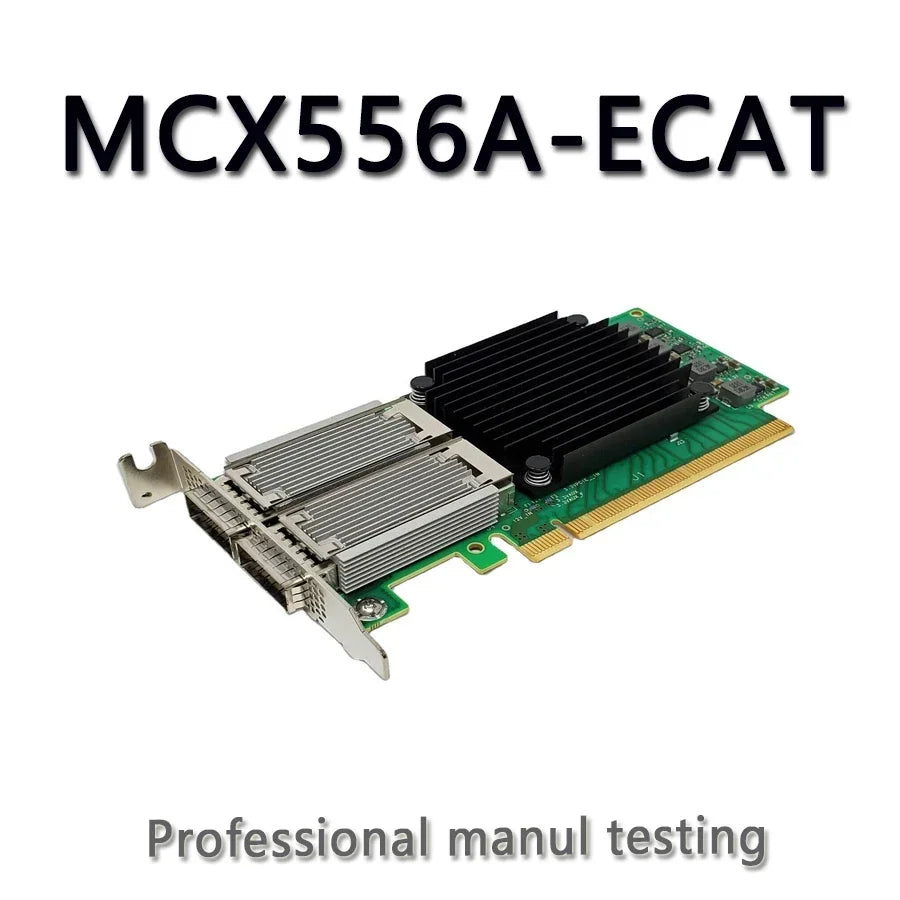 NEW Network Adapter Card MCX556A-ECAT ConnectX-5 VPI 100GbE Dual-Port QSFP28 PCIe 3.0 x16 Network Interface Cadrs