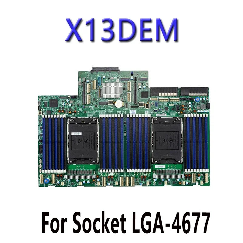 X13DEM 4th Gen LGA-4677 ChatGpt C741 E-ATX DDR4 Refurbished Motherboard Processor for Server/Workstation Tested Well Shipping