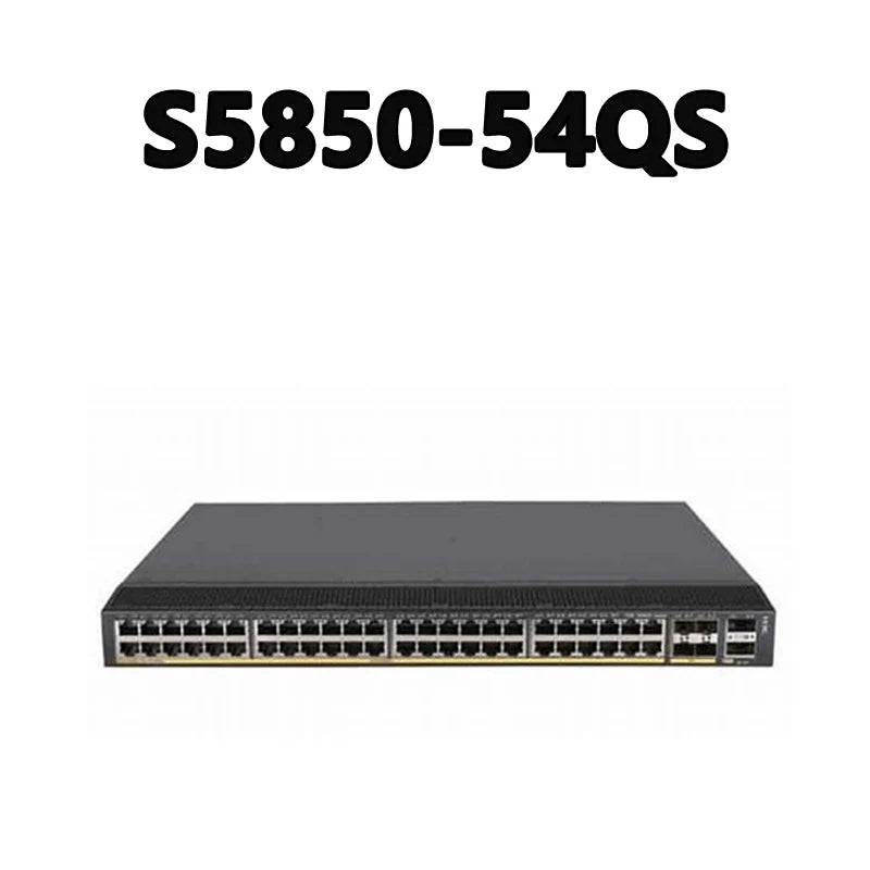 S5850-54QS 252Mpps 48 10/100/1000Base-T Ports, 4 1GE/10GE SFP+ Ports, 2 40GE QSFP+ Ports