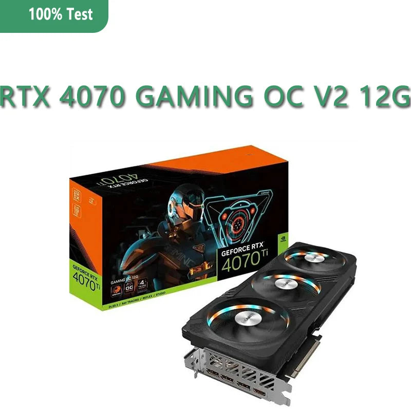 GeForce RTX 4070 GAMING OC 12G GV-N4070GAMING OC-12GD 12GB GDDR6X 192bit Wind Power Cooling System Dual BIOS Mode