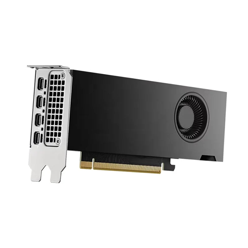 RTX A4000 16GB GDDR6 4 DisplayPort 1.4 140W 16 4th Gen PCI Express Desktop New Fan