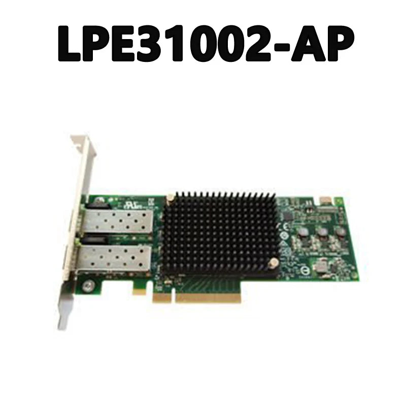 LPE31002-AP Emulex Dynamic Multi-core Architecture Supports 16GFC and 32GFC Environments and Next-generation 128GFC SANs Card