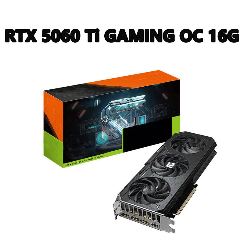 GeForce RTX 5060 Ti GAMING OC 16G 2647 MHz 28 Gbps 16 GB GDDR7 128 Bit PCI-E 5.0 650W DirectX 12 API