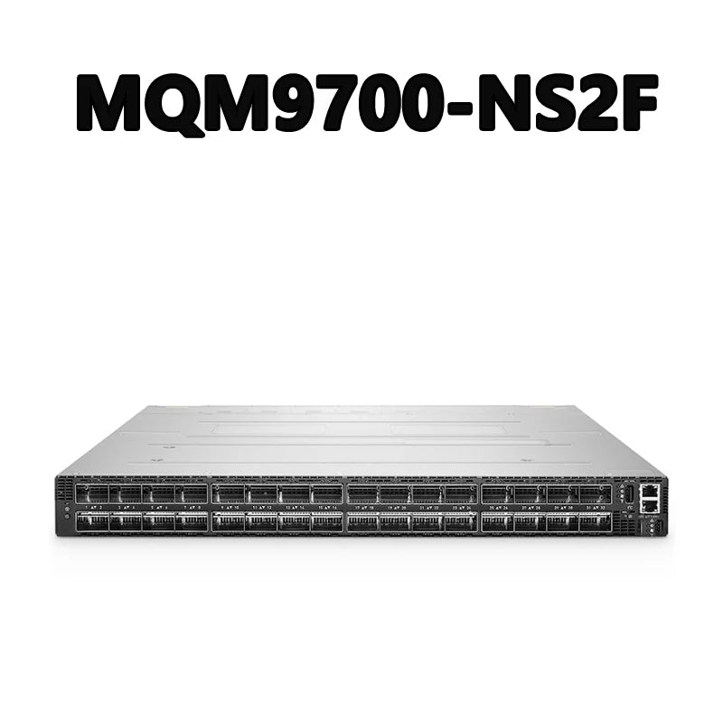 MQM9700-NS2F 64-Port NDR 400G InfiniBand Data Center Switch POE 32 OSFP Ports Managed Dual Core Quantum 2 Chip P2C Airflow