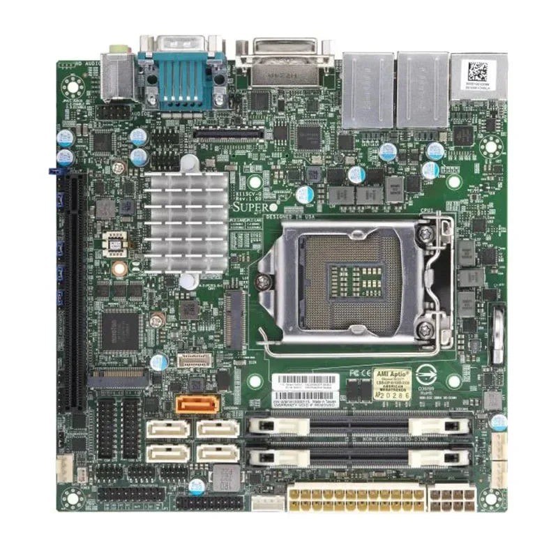 X11SCV-Q Server Motherboard for 8th/9th Gen LGA-1151 Q370 DDR4-2666MHz I9/I7/I5/I3 Processors PCIe 3.0 X16 Tested Shipping