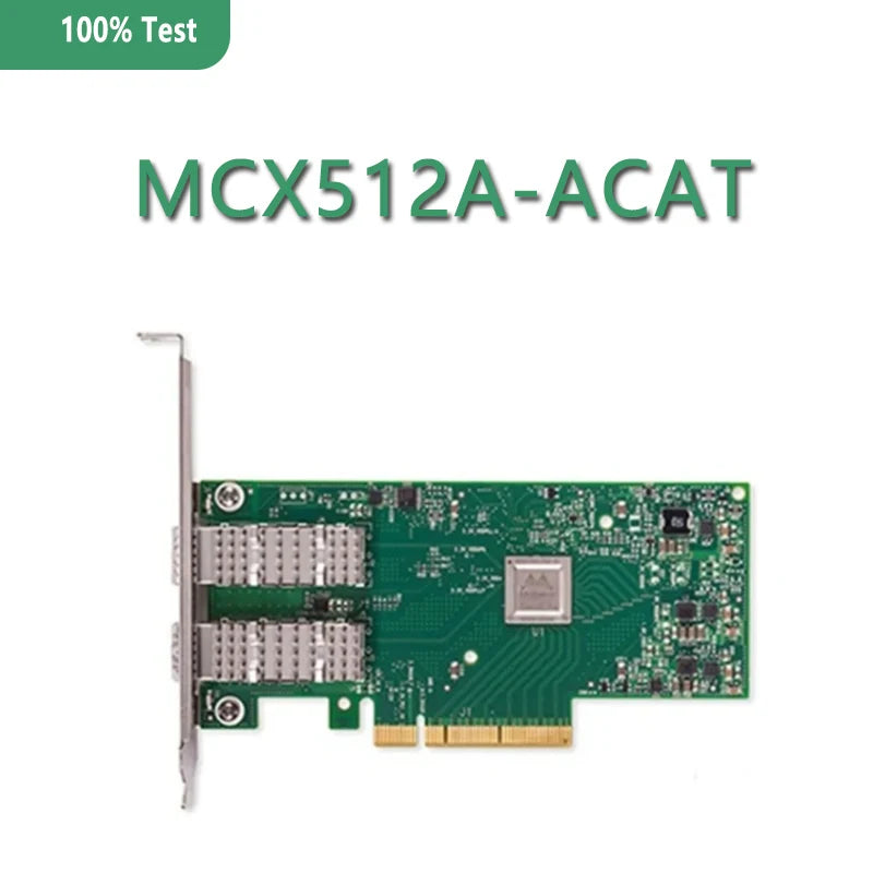 Technologies MCX512A-ACAT CONNECTX-5 EN Network Interface Card, 25GBE Dual-Port SFP28, PCIE3.0 X8