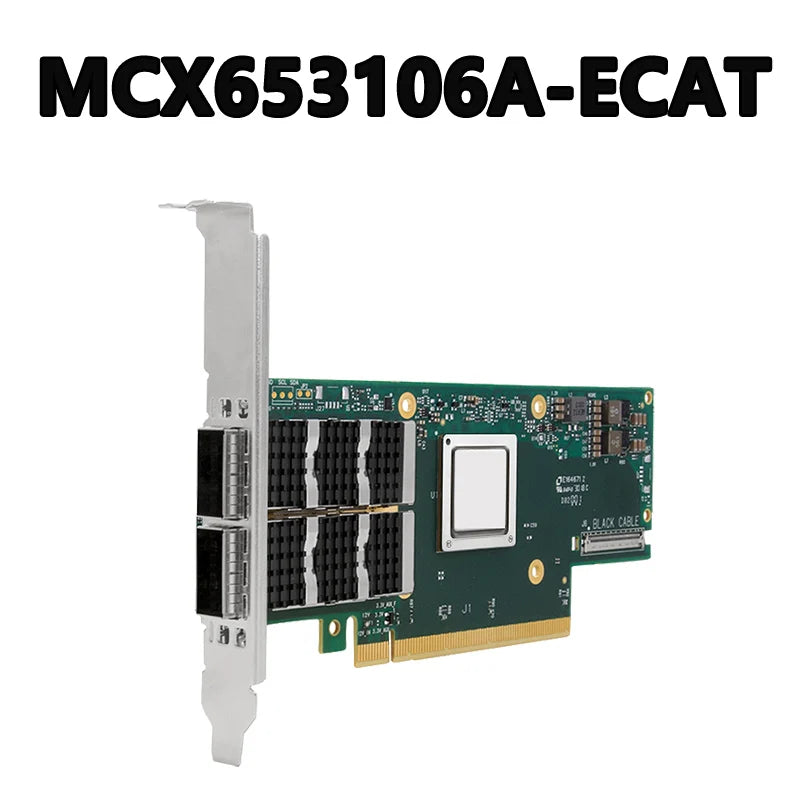 MCX653106A-ECAT HDR100 EDR IB and 100GbE PCI-E PCIe Gen4.0