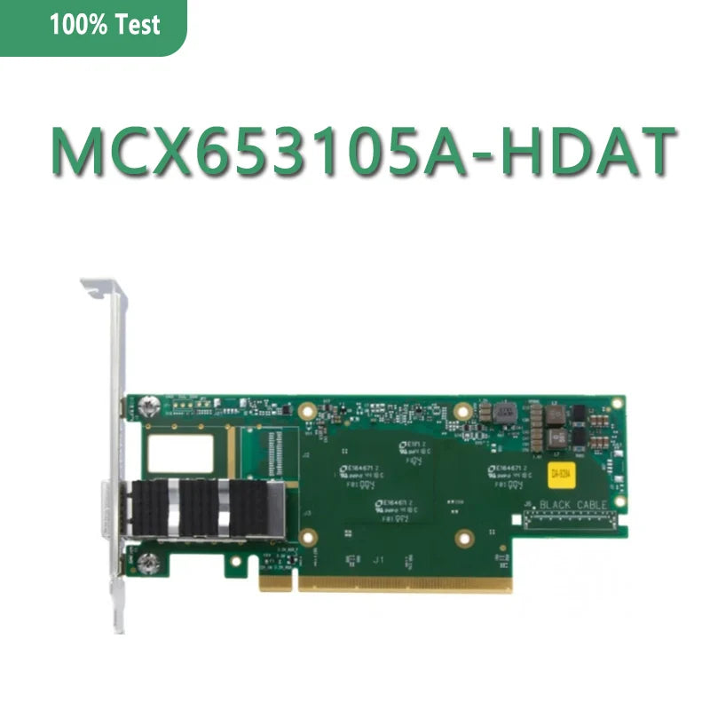 Network Card MCX653105A-HDAT / MCX653105A-HDAT-SP ConnectX-6 VPI Adapter Card HDR/200GbE