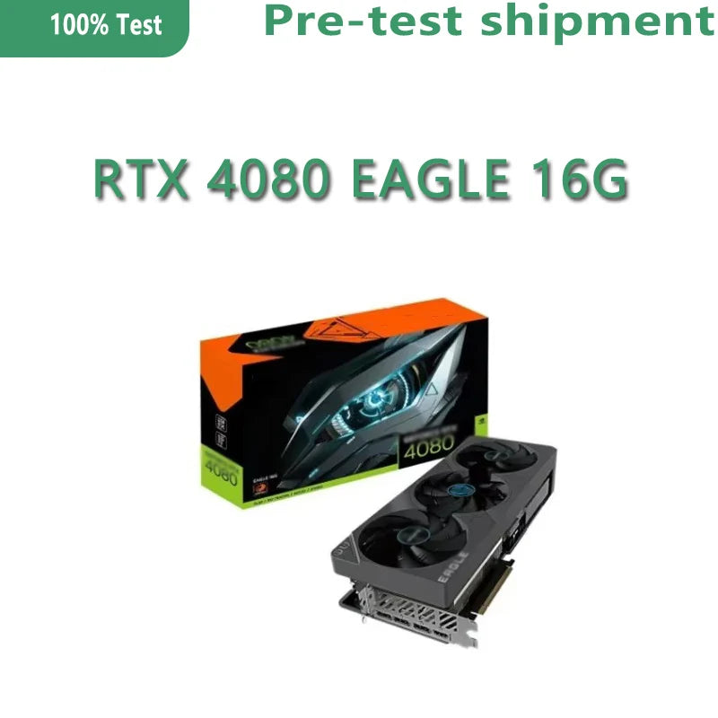 GeForce RTX 4080 EAGLE 16G GV-N4080EAGLE-16GD 16GB GDDR6X 256-bit RGB Fusion DirectX 12 Ultimate Memory GDDR6X