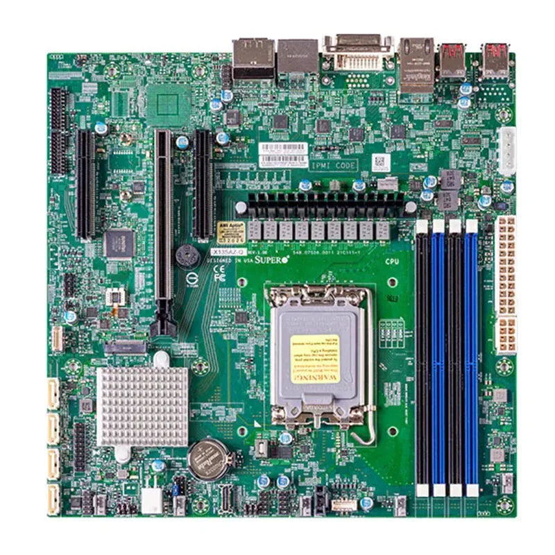 X13SAZ-Q for 12th Generation Embedded Motherboard Generation Core I9/i7/i5/i3 LGA-1700 125W 2.5 Gigabit DDR5-4400MHZ
