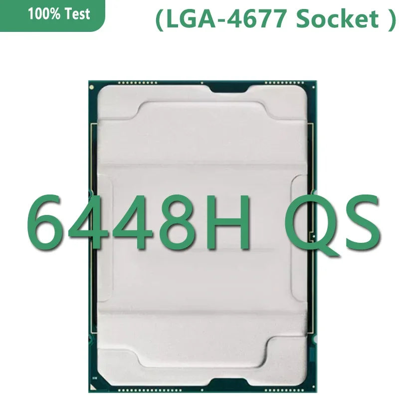 Xeon Gold Medal 6448H QS Version CPU 60MB 2.4GHZ 32Core/64Thread 250W Processor LGA4677 for C741 Server Motherboard