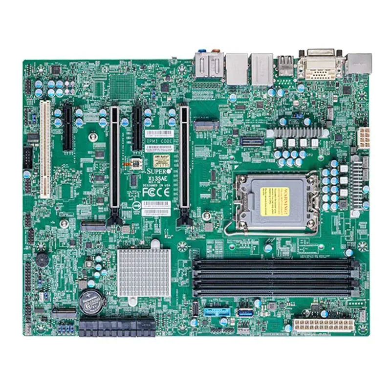 X13SAE for 12th Generation LGA-1700 PIN W680 CHIP Wo Rkstation Motherboard Pcie 5.0 DDR5-4400MHZ TESTED ONE by ONE