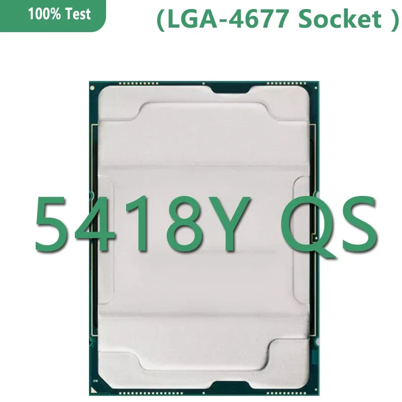 Xeon Gold Medal 5418Y QS Version CPU 45MB 2.0GHZ 24Core/48Thread 185W Processor LGA4677 for C741 Server Motherboard