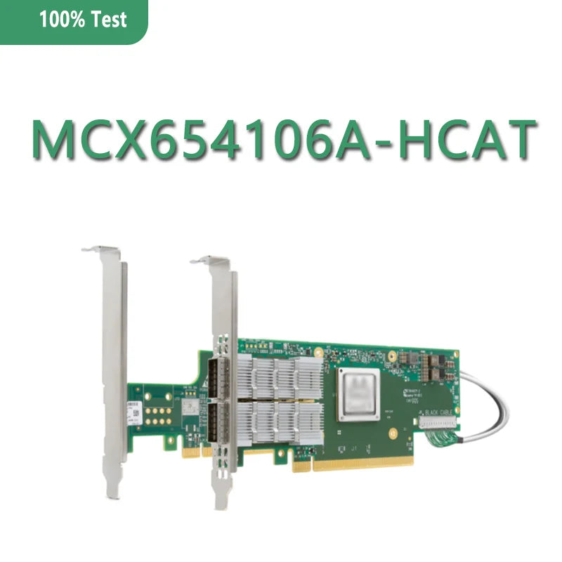 MCX654106A-HCAT the 200GbE Dual Port 10GbE Network Card Is a High Performance Network Interface Card