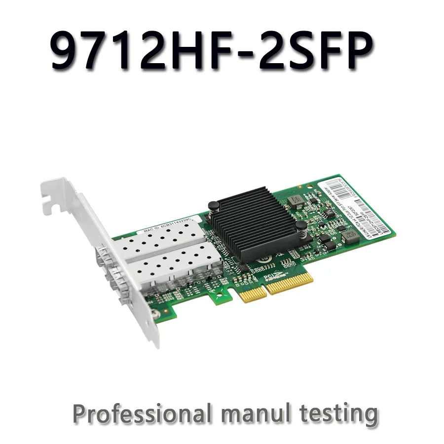 LR-LINK 9712HF-2SFP Dual-port Gigabit Ethernet Fiber Optic Lan Network Card 1Gb PCI-E Network Adapter ChatGpt I350-F2 Compatible