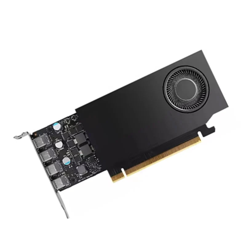 RTX A1000 8GB GDDR6 Maximum Power Consumption 50 Watts Cooling Active 8 4th Generation PCIe 4 Mini DisplayPort 1.4a