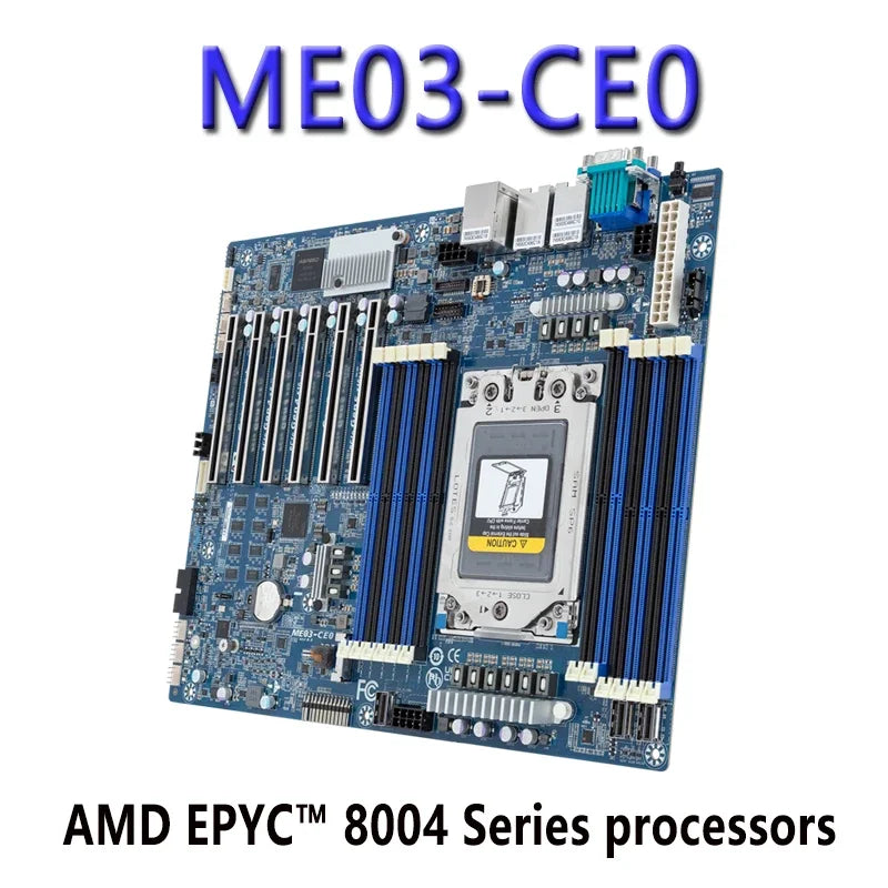 For Gigabyte ME03-CE0 (rev.1.0) Motherboard  EPYC 8004 Series Processors  DDR5 Processor Tested Well Bofore Shipping ME03-CEO