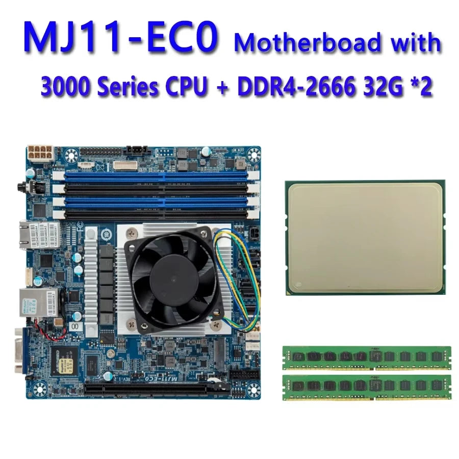 MJ11-EC0 /MJ11-CE1 Motherboard with EPYC 3151 CPU Processor+ 32GB DDR4-2666Mhz RAM Memory