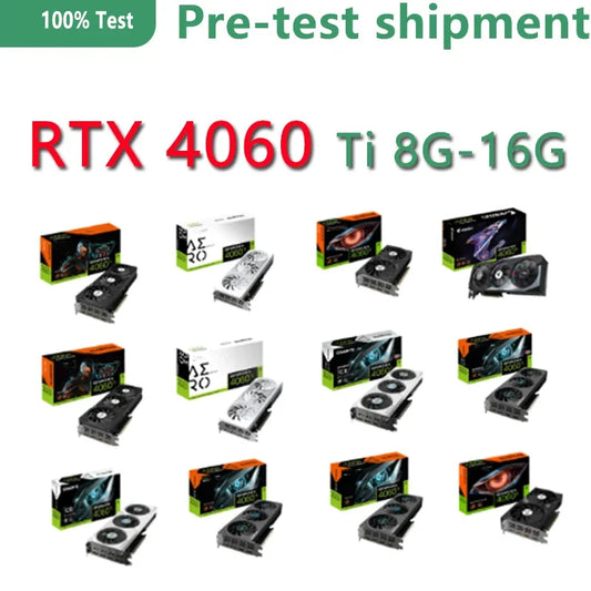 Used GeForce RTX 4060 Ti 8G - 16G Ti GAMING AERO WINDFORCE WINDFORCE OC / Ti ELITE / EAGLE OC ICE YT RGB Fusion Dual BIOS Mode